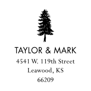 Mountainscape Custom Stamp Plate