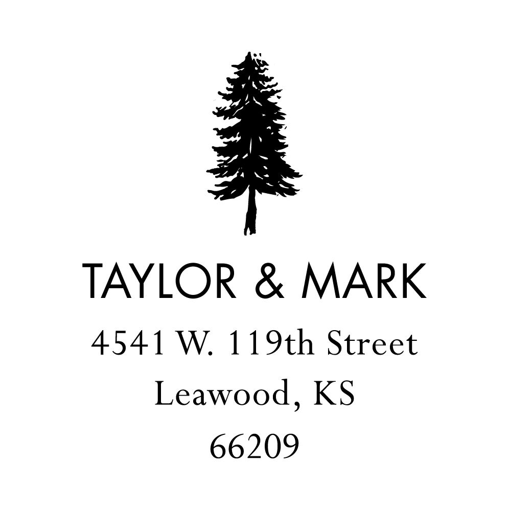 Mountainscape Custom Stamp Set