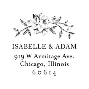 Dogwood Blossom Custom Stamp Plate