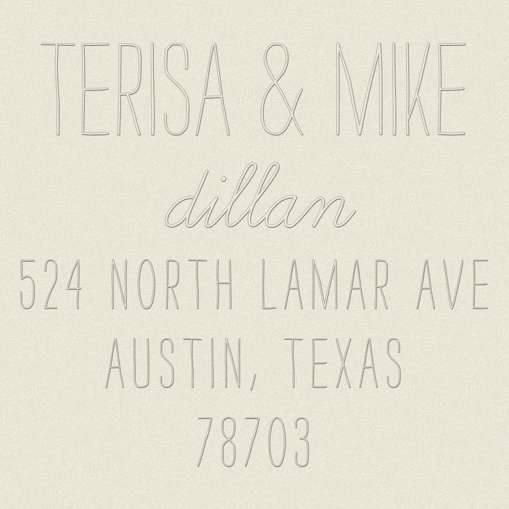 Return Address Embosser - Homestead