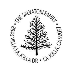 620577192-1.png Fir Tree Circle Custom Stamp
