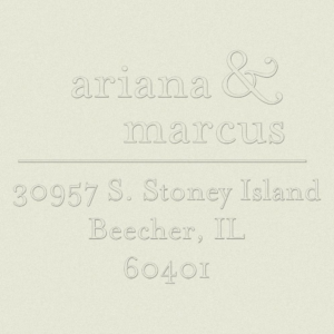 Return Address Embosser - Ampersand