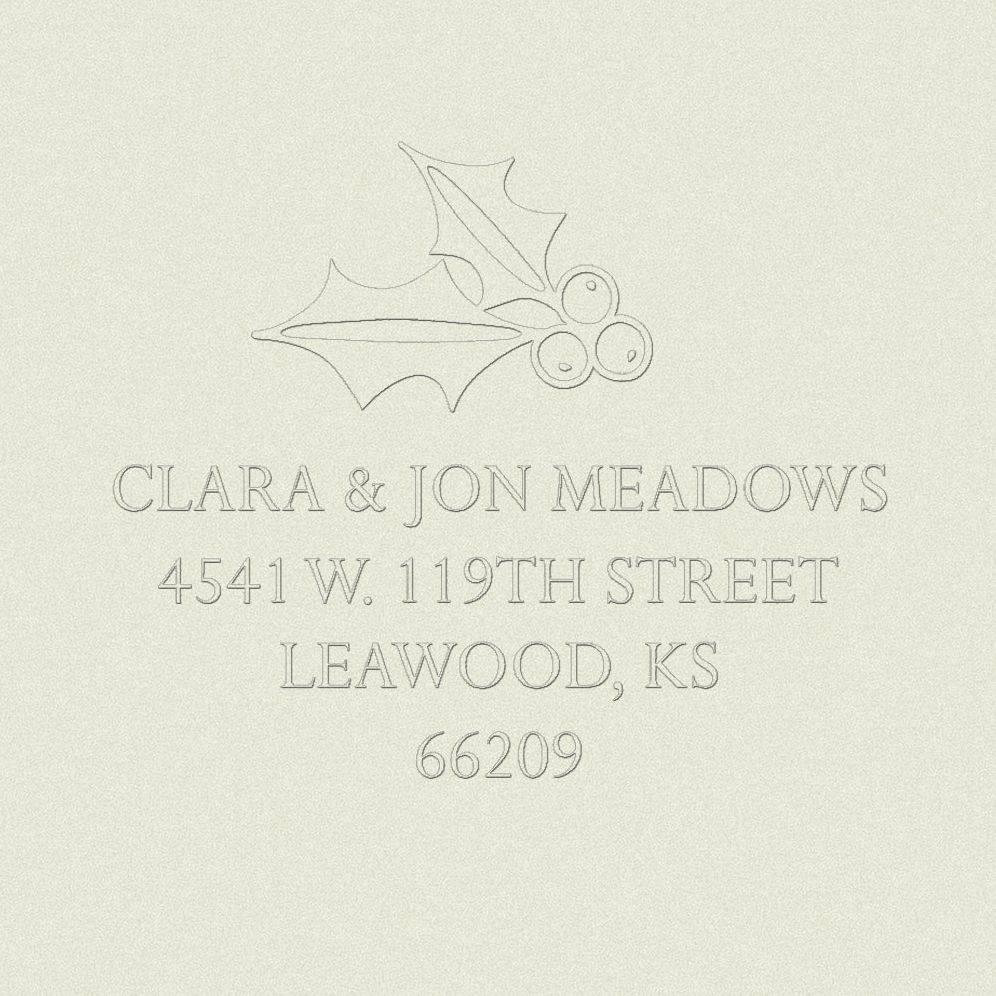 Holly Custom Embosser