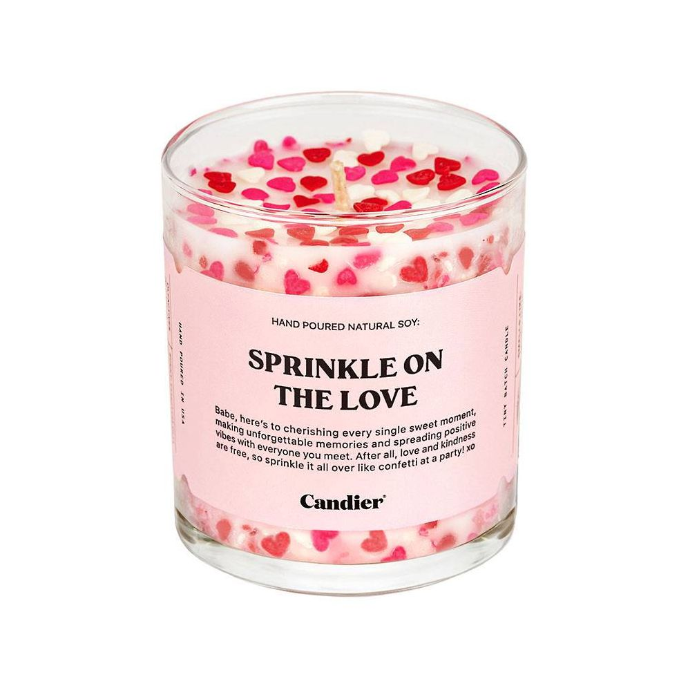 Sprinkle Love Candle