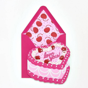 VAL OFF/DIECUT/EMBL 5.5 Valentine Cake FLD