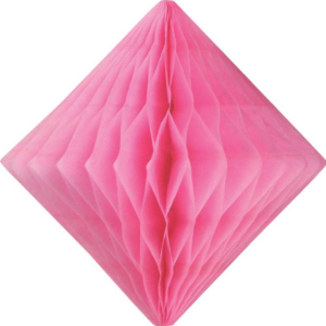 620638255.png Light Pink Diamond Paper Honeycomb 15cm