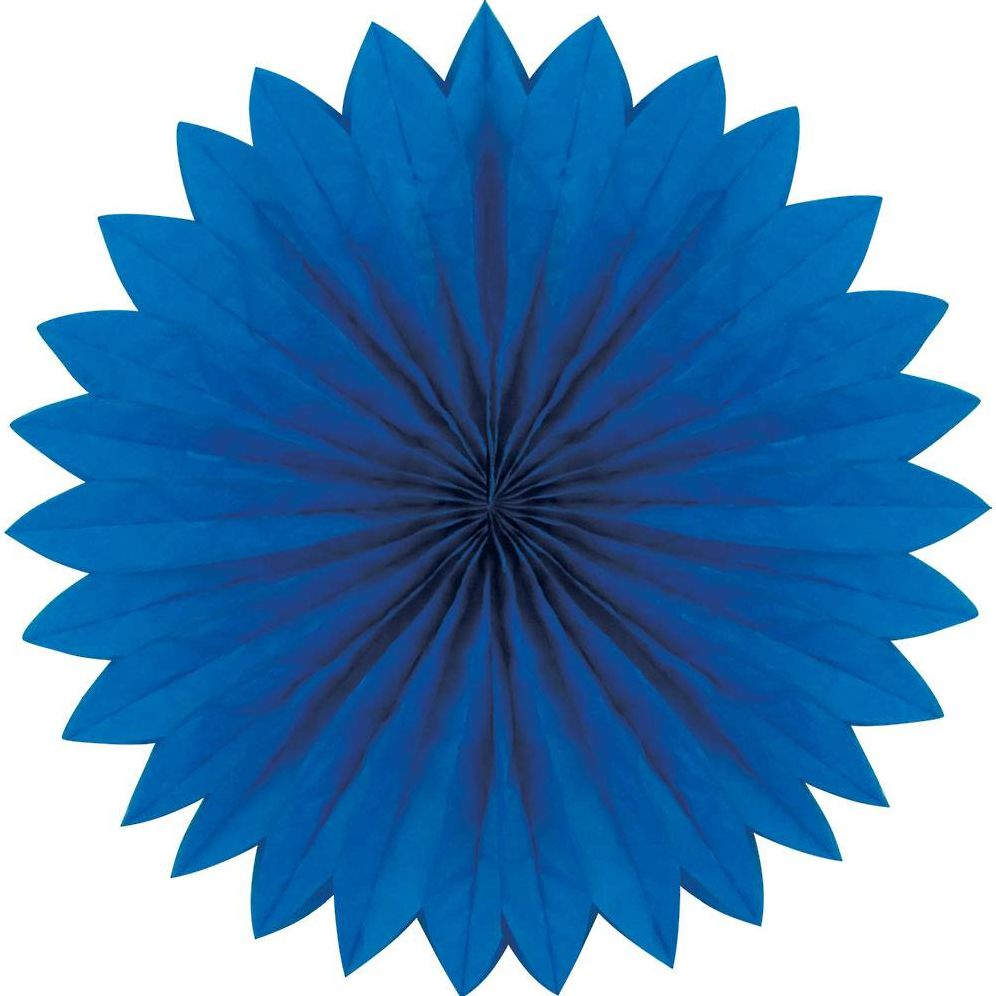Plain fan, 40cm, Blue