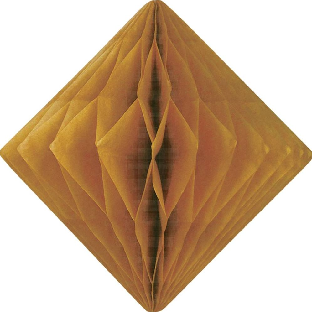 Gold Diamond Paper Honeycomb 15cm