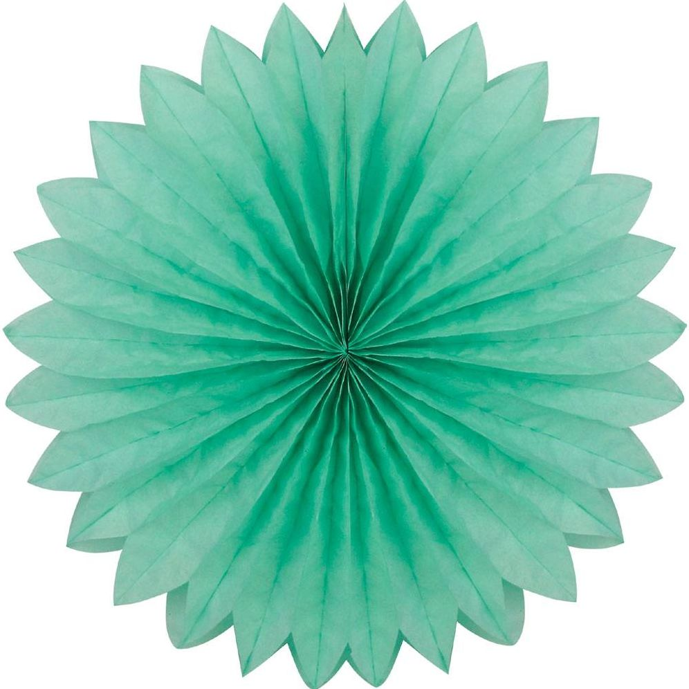 Plain fan, 40cm, Mint