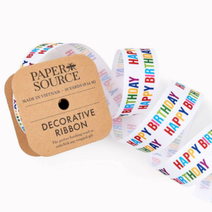 Happy Birthday Ribbon 1.5" 10YD