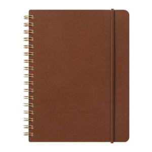 WM Ring Notebook Grain B6 Variant Dark Brown