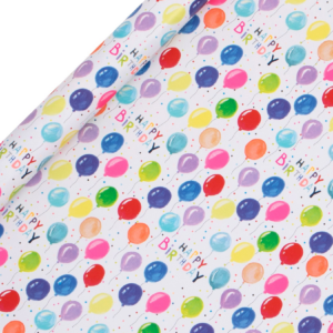 Colorful Balloon Roll Wrap