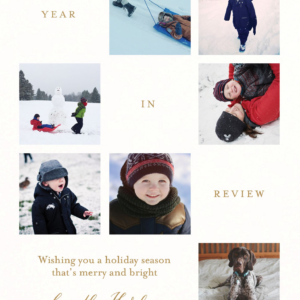 Garland Holiday Photo Card