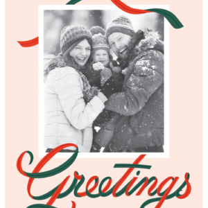 All Tied Up Holiday Photo Card