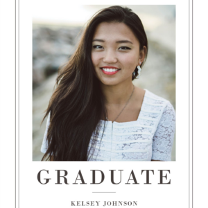 Basic Border Graduation Announcement