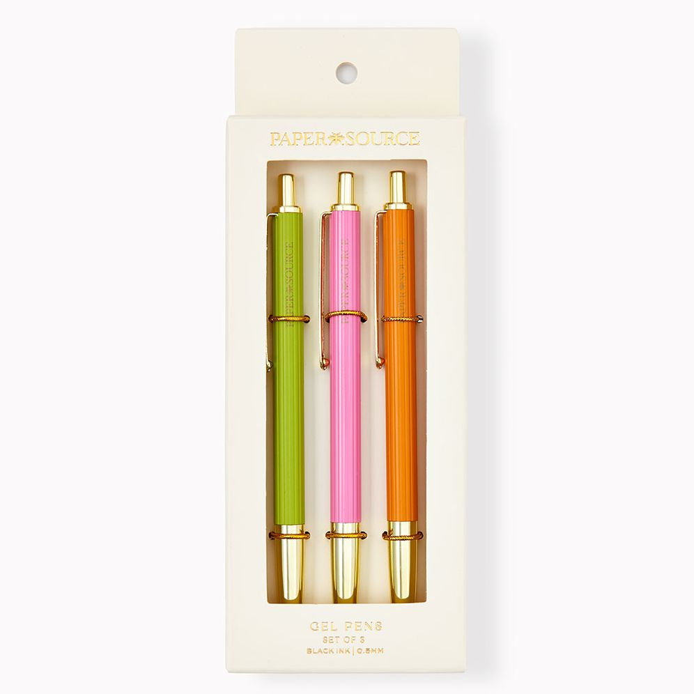 PS Collection Ribbed Sherbert Gel Pen S/3