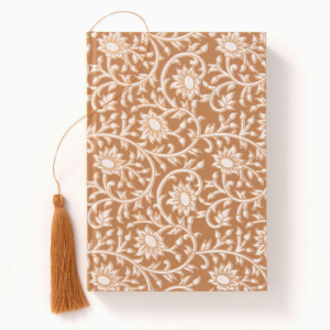621219940.png GOLD FLORAL HARDCOVER NOTEBOOK
