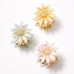 621220175.png Mini Daisy Hair Clips, Set of 3