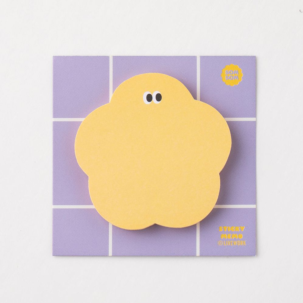 Liveworks Somsom Sticky Memo - POPCORN