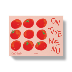 Tomato On Menu Weekly Meal Planner Red