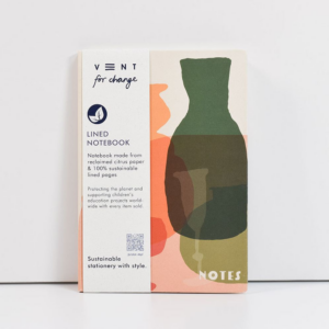 A5 Coloured Glass Recycled Notebook