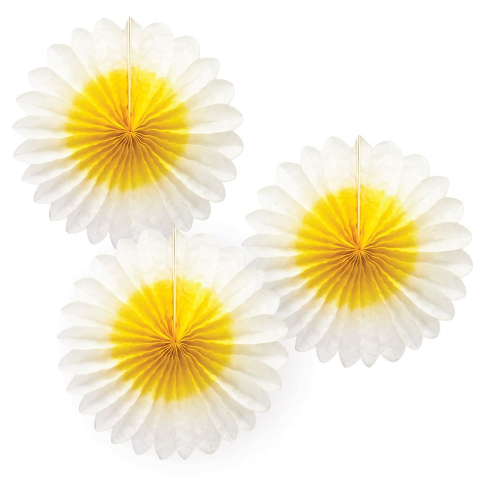 Honeycomb Daisy, set of 3