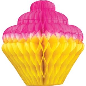 621220655.png Honeycomb Cupcake, Light Pink