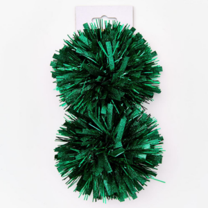 4.5" Green Fountain Bow S/2