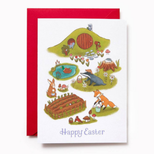 Garden Critters Egg Hunt Card