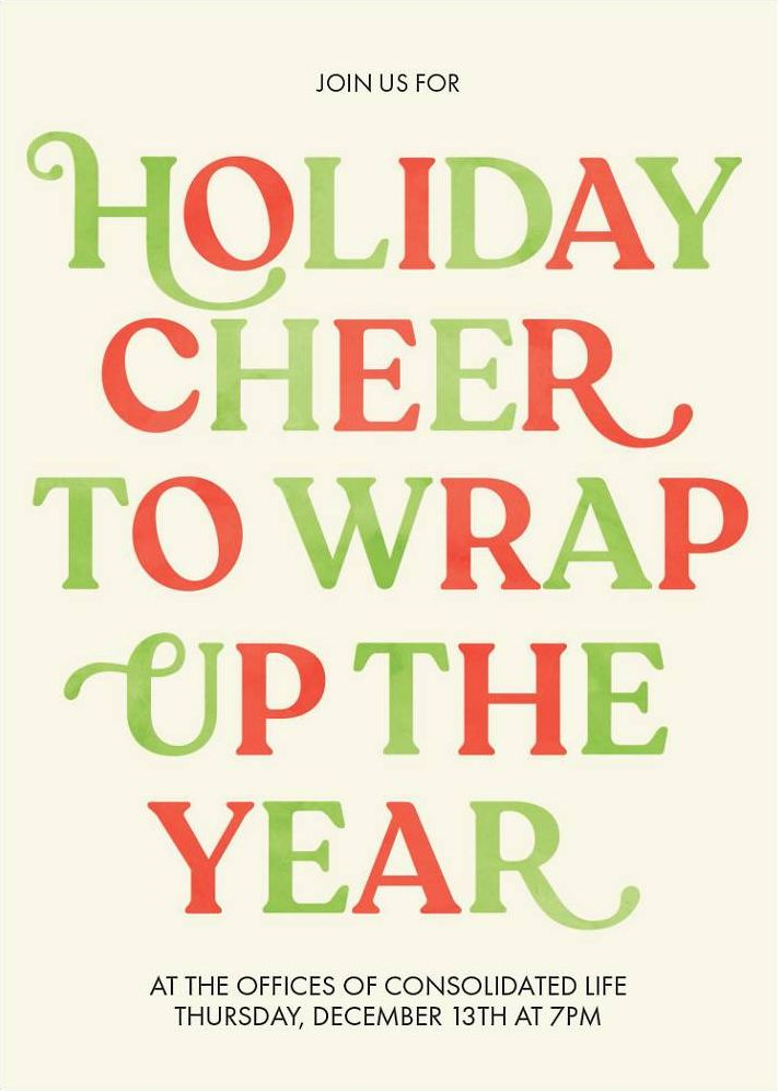 That's A Wrap Holiday Card