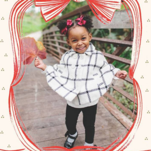 Red Ribbon Holiday Photo Card