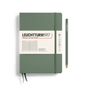 Leuchtturm1917 Medium (A5) Notebook, 251 pages, Ruled, Olive