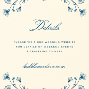 Nouveau Poppy Information Card