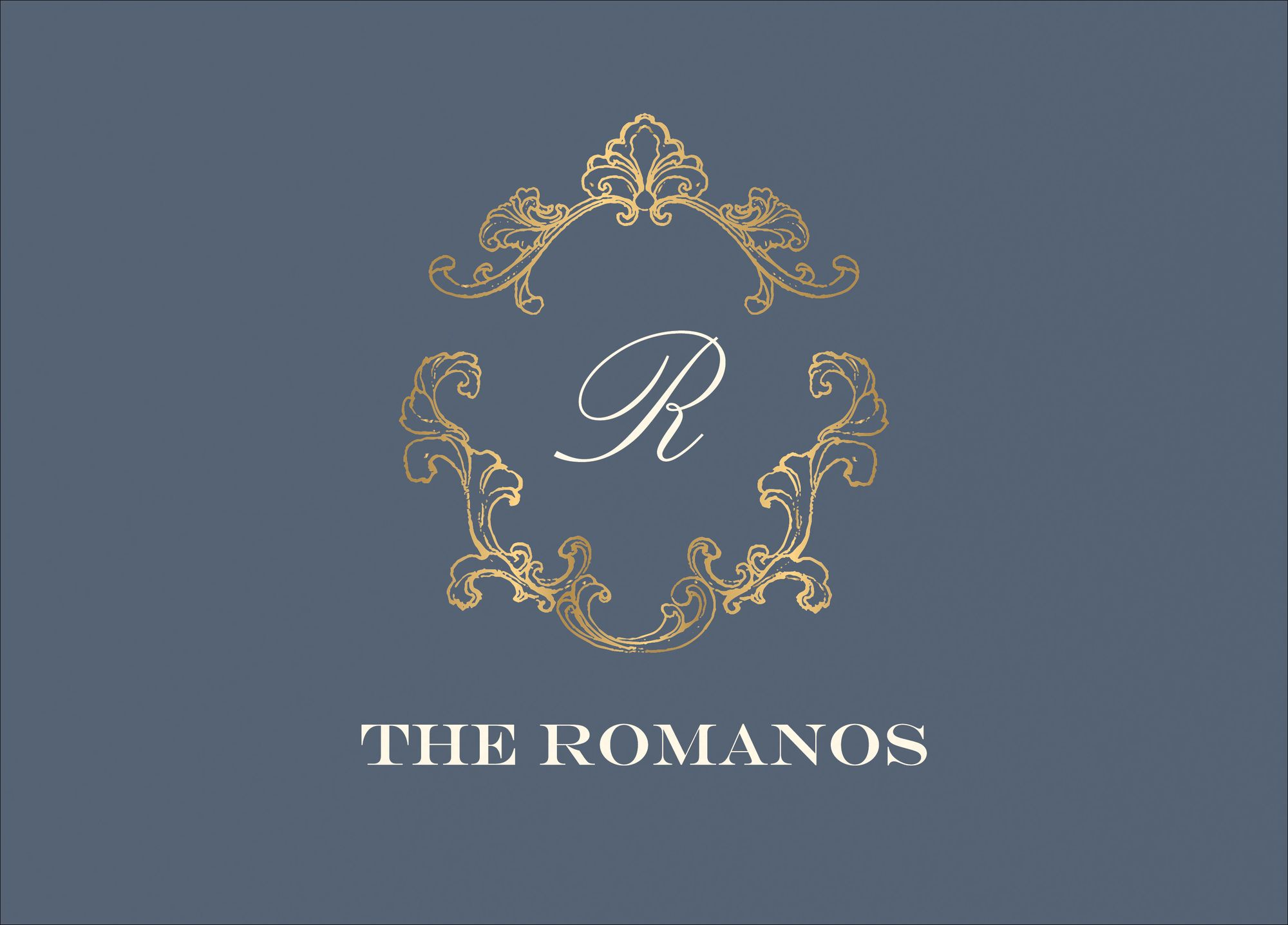 Gilded Filigree Foil Thank You Card