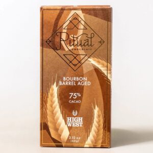 Bourbon Barrel Aged 75% Cacao Chocolate Bar