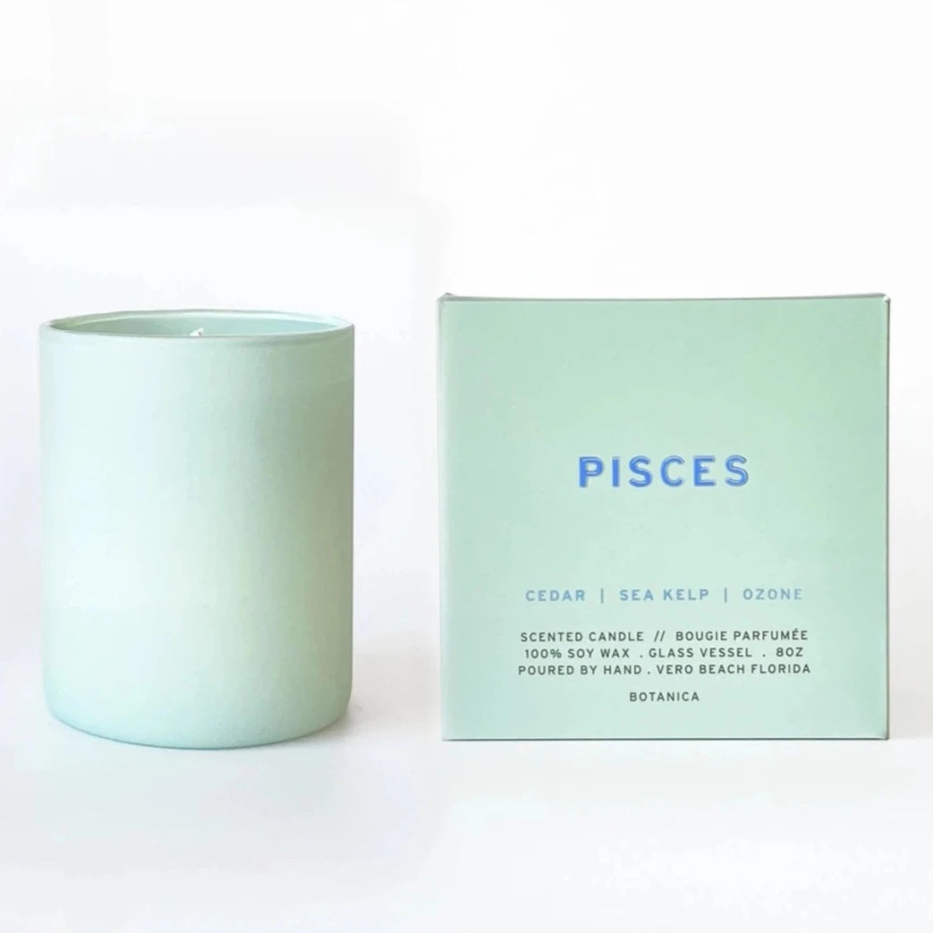 Pisces Zodiac Candle