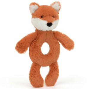 Bashful Fox Cub Ring Rattle
