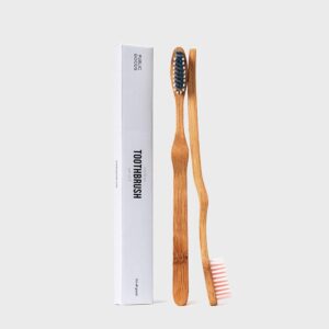 Bamboo-Toothbrush.jpg Pair of Bamboo Toothbrushes