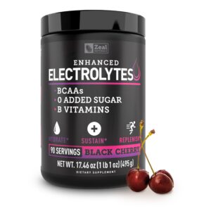 Enhanced Electrolytes Powder (Black Cherry - 90 Servings)