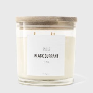 Black Currant Soy Candle (3 Wick, 12.3oz)
