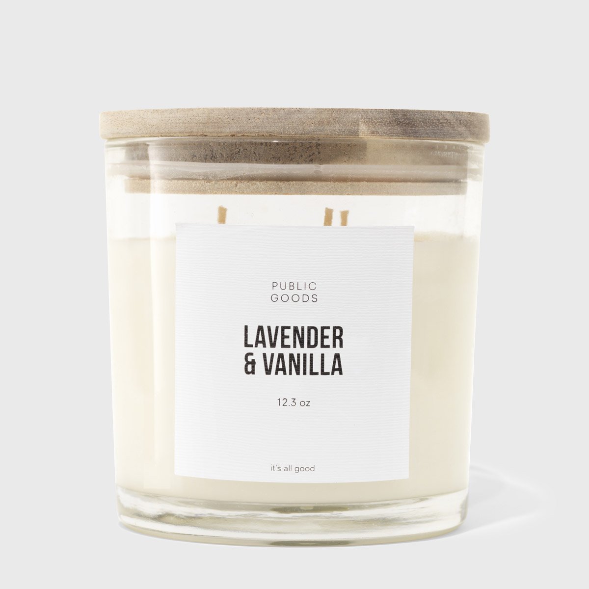 Lavender & Vanilla Soy Candle (3 Wick, 12.3oz)