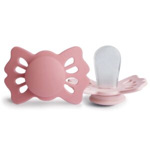 Butterfly Baby Pacifier (CEDAR / BABY PINK)