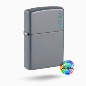 Classic Flat Grey Zippo Logo Windproof Lighters