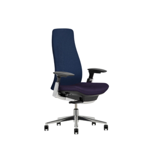 Fern_Floyd_REd-Blue_Sisu_Front34_FNL-removebg.png Haworth® Fern™ Chair with Sisu