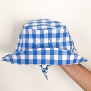 Gingham Sunhat | Cornflower Blue