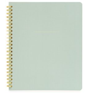 Office Green Spiral Notebook