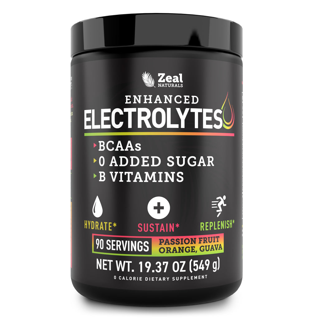 Enhanced Electrolytes Powder (Passion Fruit Orange Guava - 90 Servings)