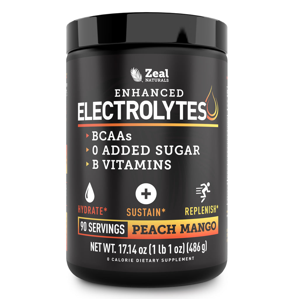 Enhanced Electrolytes Powder (Peach Mango - 90 Servings)