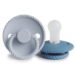 Rope Baby Pacifiers (POWDER BLUE / OCEAN VIEW)