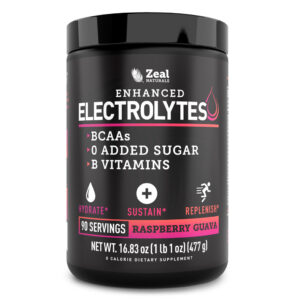 Enhanced Electrolytes Powder (Raspberry Guava - 90 Servings)